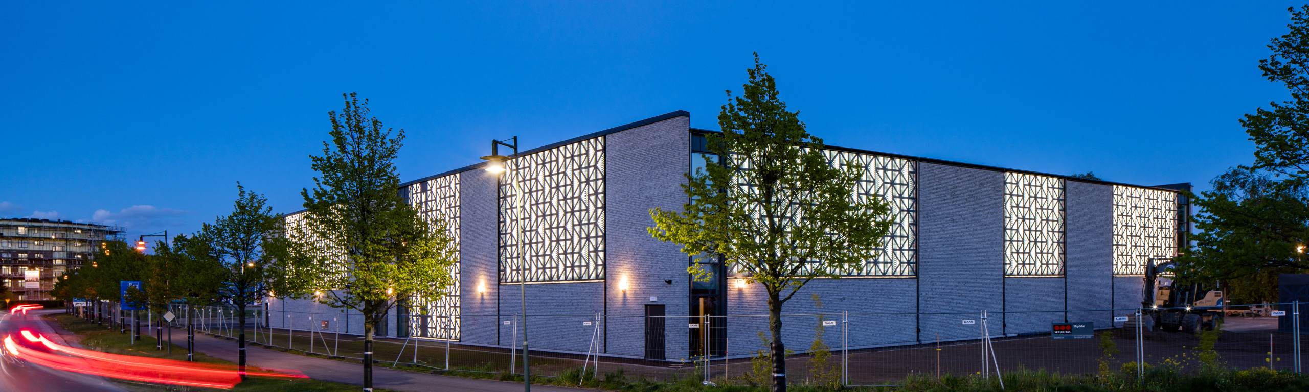Mariahallen i Helsingborg, fotograferat av arkitekturfotograf Mattias Hamrén.